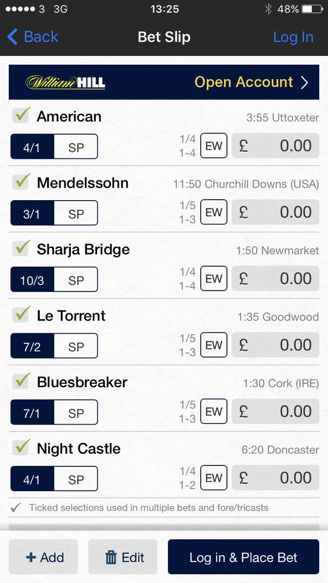 Today's fancies! Best of luck everyone #DTT