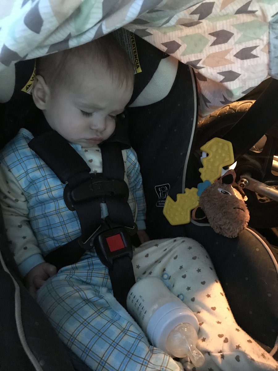Rodeo_Edwards's tweet photo. @thecleverbean what’s the recommended dose for a traveling partner that won’t stay awake on the early morning drives?  Rock and roll and milk aren’t working, I think we gotta go to the strong stuff. https://t.co/u7QA4hZq32