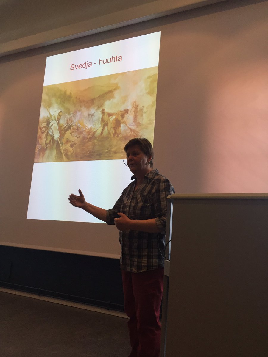 IBlenn's tweet photo. Maud Wedin berättat om #skogsfinnar o #finnbosättningar i länet på #Länsmuseet Gävleborg i projektet om #hasselafinnarna https://t.co/hlezBY0kCY