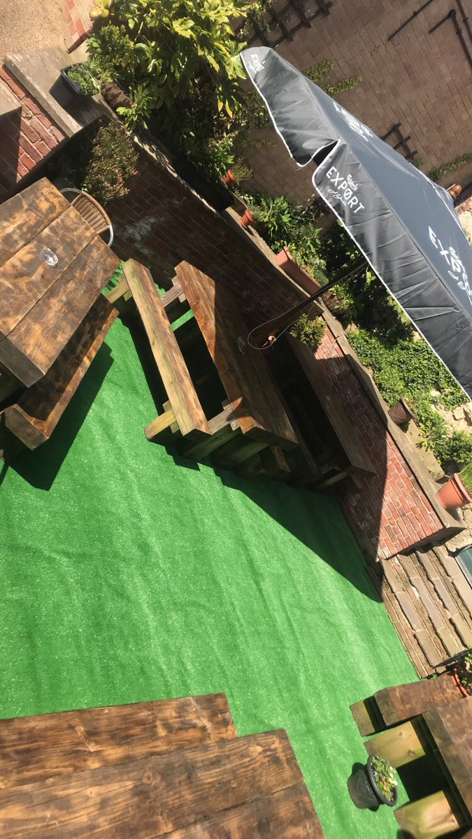 Our secret garden has had a refurb!!! Why not pop in for a drink over the weekend in the gorgeous sunshine!