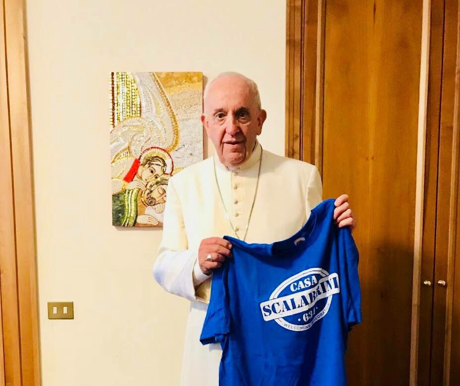 scalabriniani's tweet photo. Thank you @Pontifex for his support to @Scalabrini634 ! Your invitation to #welcome, #protect, #promote and #integrate is our goal too!
@AscsOnlus #WeCareForMigrants #WelcomingIntegration https://t.co/7NvXAdIFk5