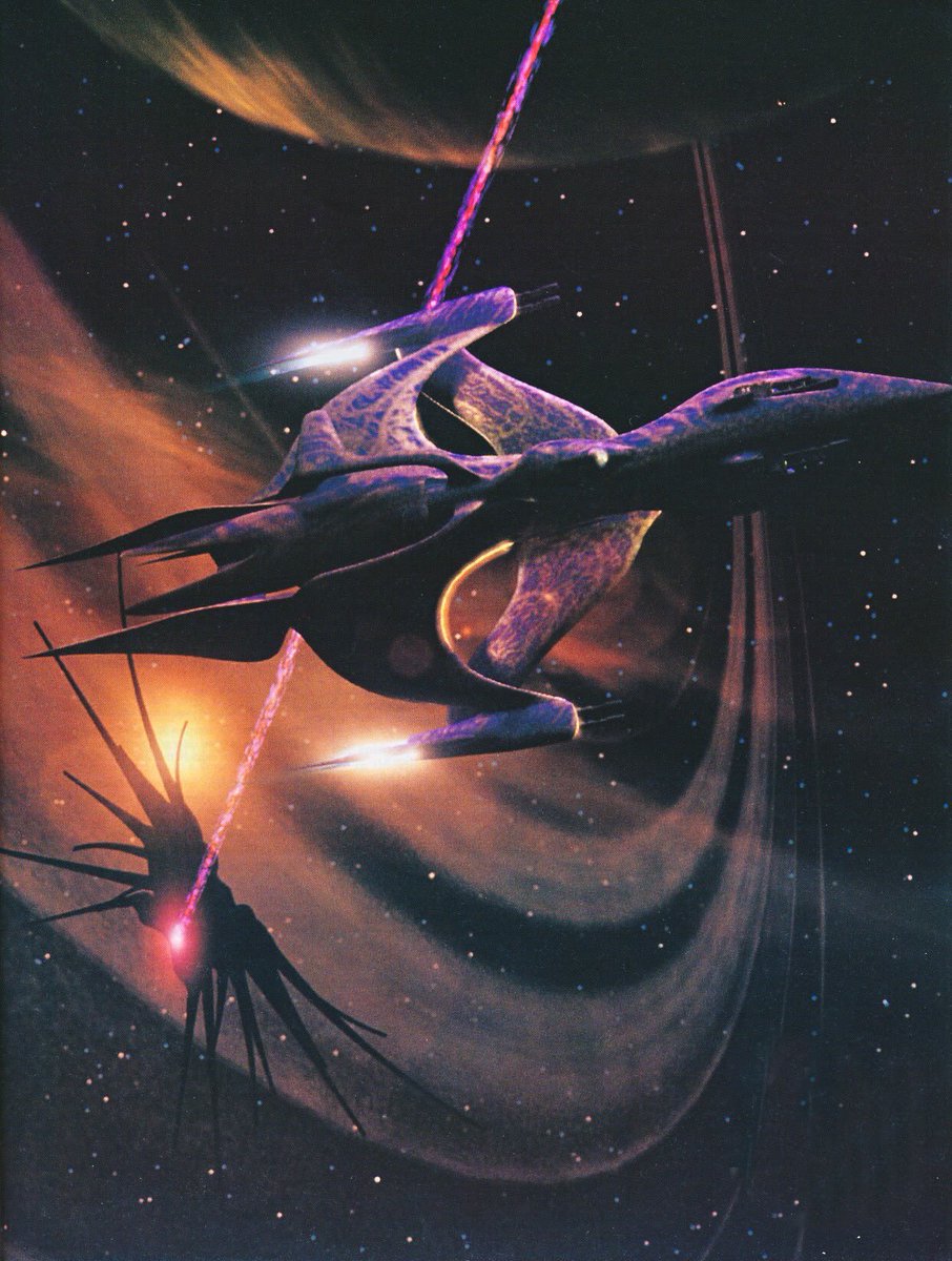retroscifiart's tweet photo. One of the great 1990s scifi TV shows J. Michael Straczynski's Babylon 5 https://t.co/HrLKUOymiX