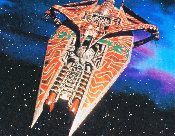 retroscifiart's tweet photo. One of the great 1990s scifi TV shows J. Michael Straczynski's Babylon 5 https://t.co/HrLKUOymiX
