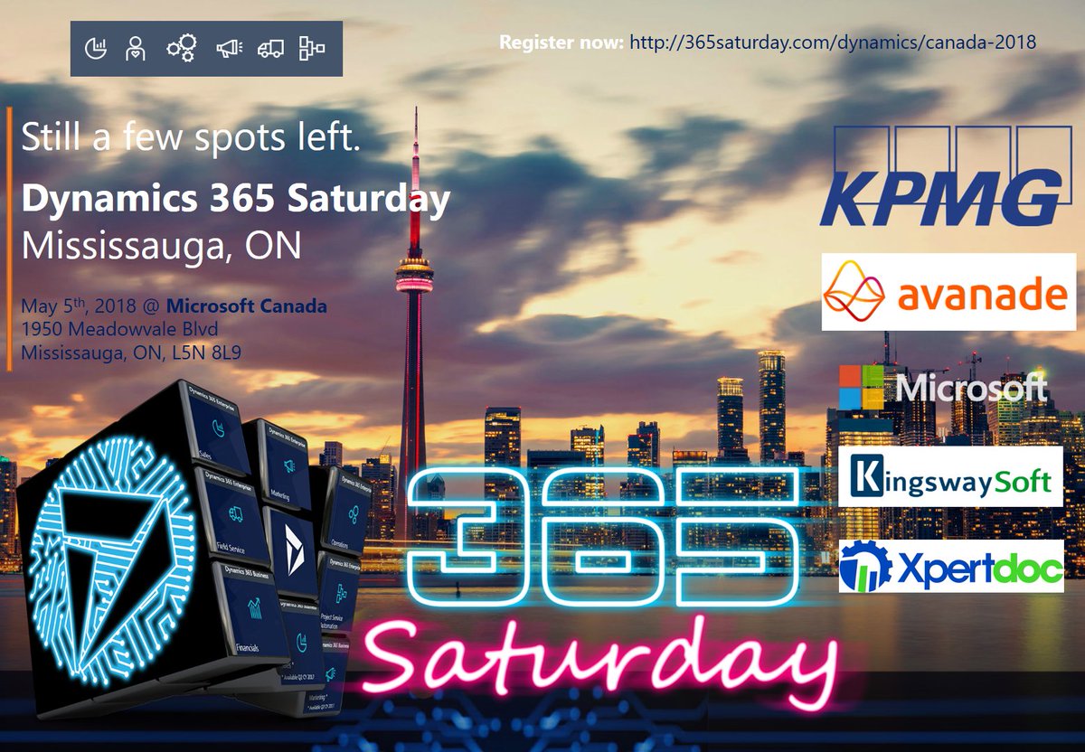 ExperlogixDA's tweet photo. We are getting ready up for the first Canadian edition of Dynamics 365 Saturday in the Greater Toronto Area this morning!  @Dyn365Community  @Microsoft  @MSFTDynamics365 #PowerofX #Xpertdoc #SmartFlows https://t.co/DgXLxqa9nq https://t.co/n3cuwdeyLx