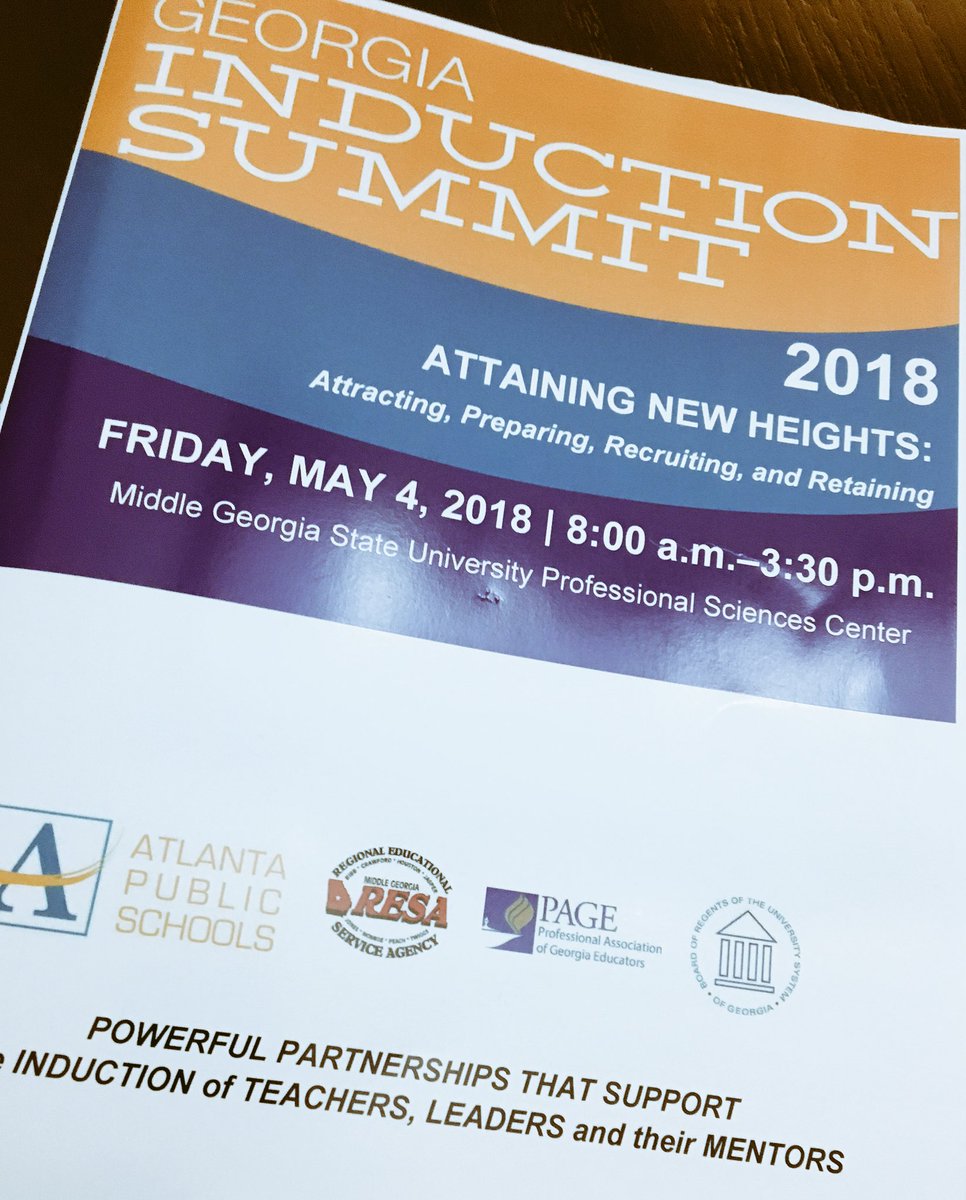 didraut's tweet photo. I heard my sweet babies wanted to know where I was yesterday- I was learning how to be a better mentor to my student teachers & peers! @PrincipalAbbott @APSGardenHills @APSInducts #GAInductionSummit2018 https://t.co/fMo1ac6Ri6