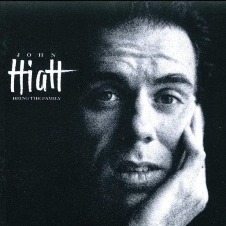 “Bring The Family” by #JohnHiatt - recorded with the great #RyCooder, #JimKeltner & #NickLowe features ‘Thing Called Love’ & ‘Have A Little Faith In Me.’ Essential listening.