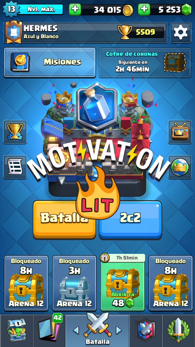 cyanide9_'s tweet photo. Después de tantos intentes fallidos, llegó el momento decisivo. Maestros III y a guardar. #clashroyale #somosAyB https://t.co/t9Q1z1xy4Q