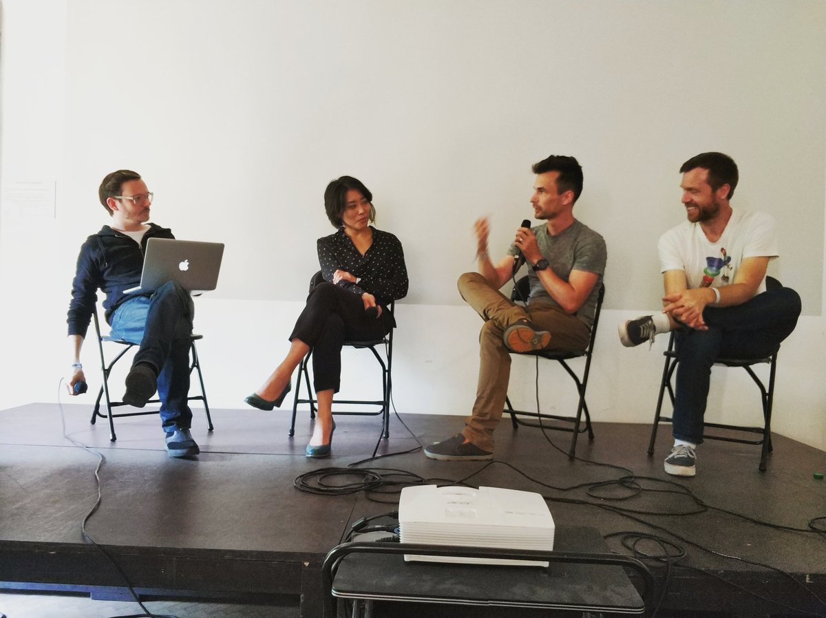 SensoriumIs's tweet image. Enjoying the thoughts of our panel @dassagenhaben, Jessica In, @DevKidLtd &amp;amp; @fctry2 on System Aesthetics and much more

#sensorium18 #HomoArbiterFormae