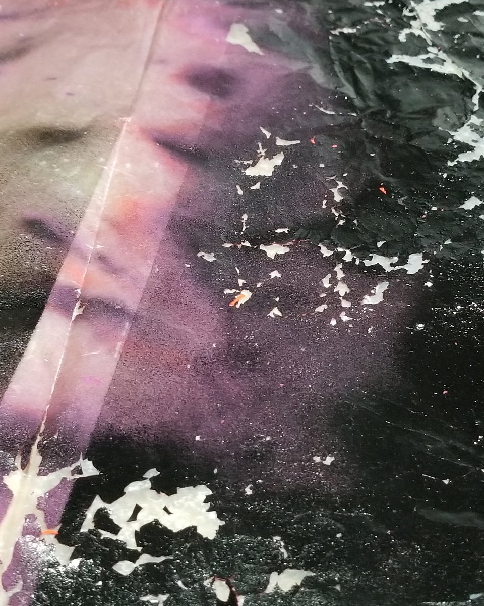 armandoCSH's tweet photo. Larger shot, #trash/#art/#WIP. #Spray #paint and #gloss on #wax #paper tearing apart and offering glimpses of that which is underneath
#Reality #spraypaint #drips #stencilart #modernart #contemporaryart #gallery #swag #ACSH #chainsawhands #graffitiart #streetart #urbanart https://t.co/hRi3LE8JuG
