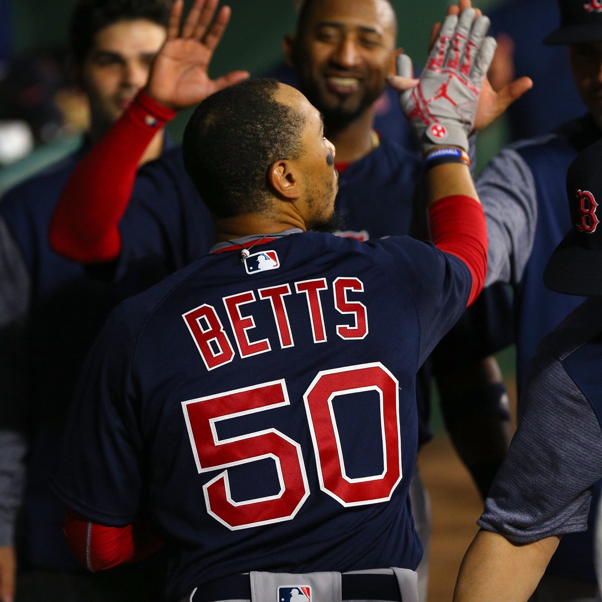 RedSox's tweet photo. Your league-leader in: 
AVG (.365)
HR (13)
R (34)
SLG (.856)
OPS (1.298) https://t.co/IAamoRFKUd