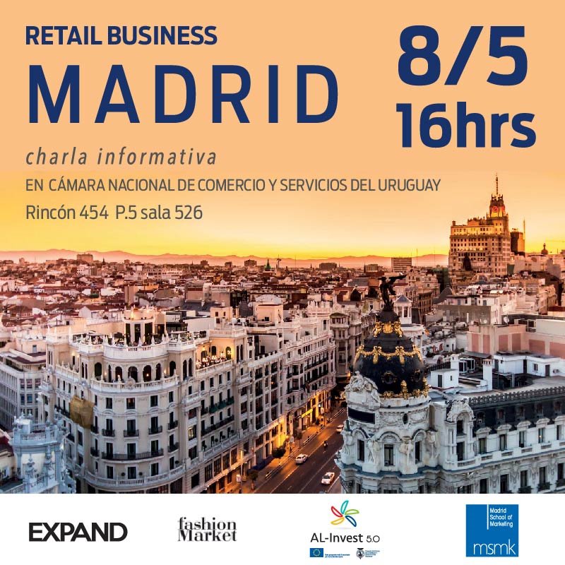expanddesignuy's tweet photo. En la Cámara Nacional de Comercio y Servicios del Uruguay, se realiza la reunión de lanzamiento y presentación del Viaje RETAIL BUISNESS MSMK MADRID, FASHION MARKET, en el marco del programa AL-Invest 5.0 de la Unión Europea y EXPAND DESIGN &amp; TEXTIL.
contacto@expanddesign.uy https://t.co/XjWx8JTHCp