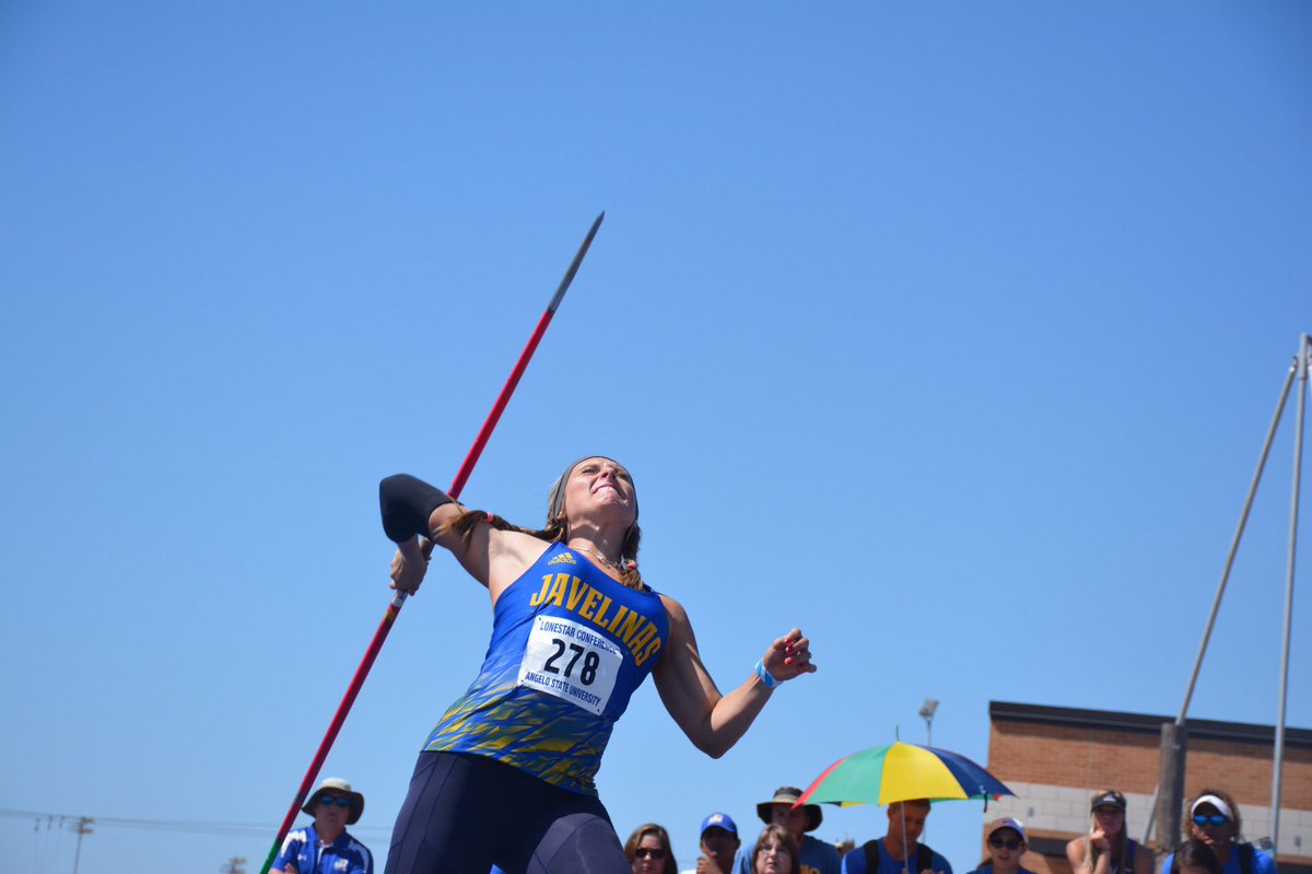 JavelinaTFXC's tweet image. Madeleine Maltais finishes second in the javelin throw! She reached 39 meters to lock up a silver medal! 🥈

#LSCtrack
#JavelinaSTRONG