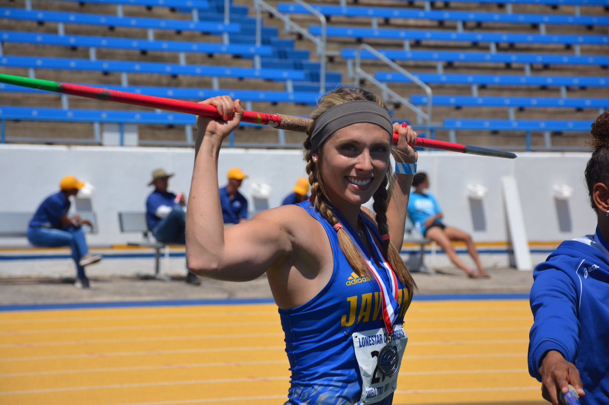 JavelinaTFXC's tweet image. Madeleine Maltais finishes second in the javelin throw! She reached 39 meters to lock up a silver medal! 🥈

#LSCtrack
#JavelinaSTRONG