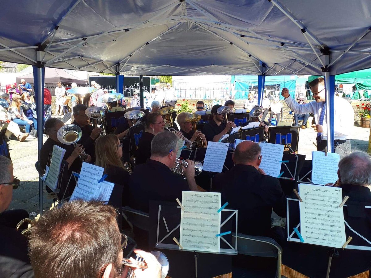 SkiptonBrass's tweet photo. A lovely atmosphere and well worth a trip out to @Waterwaysfest today. Thanks to @town_ambassador for helping us out with the photos it is very much appreciated. Well done to everyone who was there today. A great day out. @SkiptonBID @SkiptonDaily @VisitSkipton https://t.co/fseAj0cdQ5