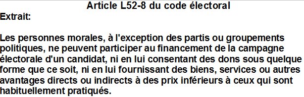 LeChienDechaine's tweet image. L&apos;entreprise #GLEvents, dont les remises consenties à #LREM ont été révélées par #Mediapart, n&apos;est pas la seule à avoir réalisé des prestations à coût réduit pour le candidat élu.
Ainsi, l&apos;élection de #Macron est entachée d&apos;irrégularité.
Le #CodeElectoral est très clair :