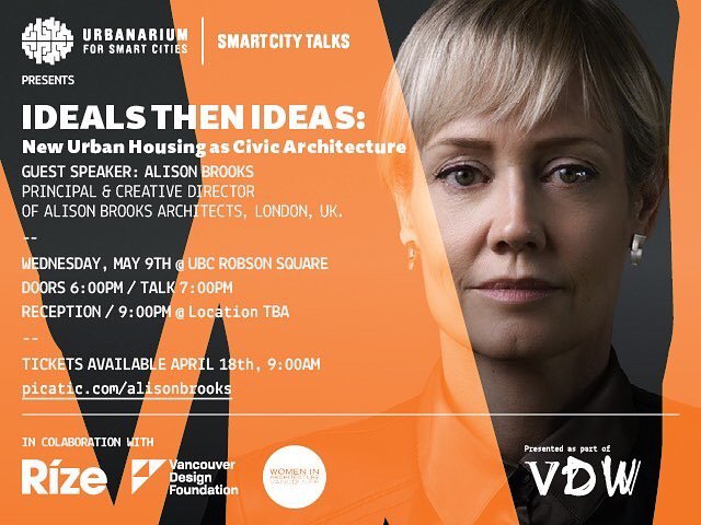 urbanarium's tweet photo. #Urbanarium is partnering with the Van Design Week to Lecture by Allison Brooks on May 9th. 
https://t.co/394rOkqRMO https://t.co/mPzVQr0ccW