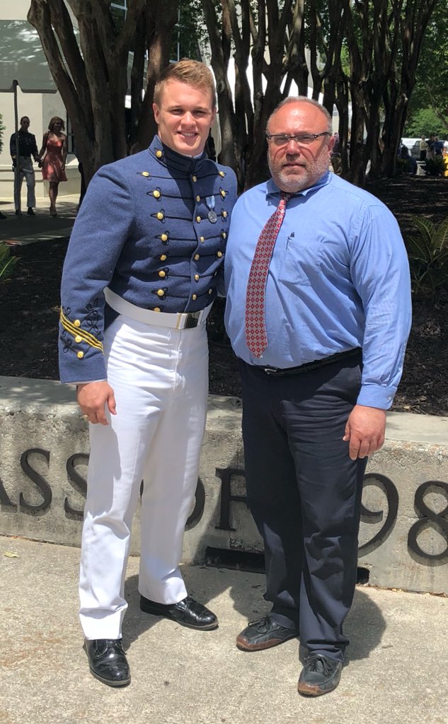 It’s official! <a href="/rhubbs123/">Russell Hubbs</a> is a graduate of The Citadel. Congratulations on your achievement of taking the road less traveled. #TheCitadel #Classof2018
