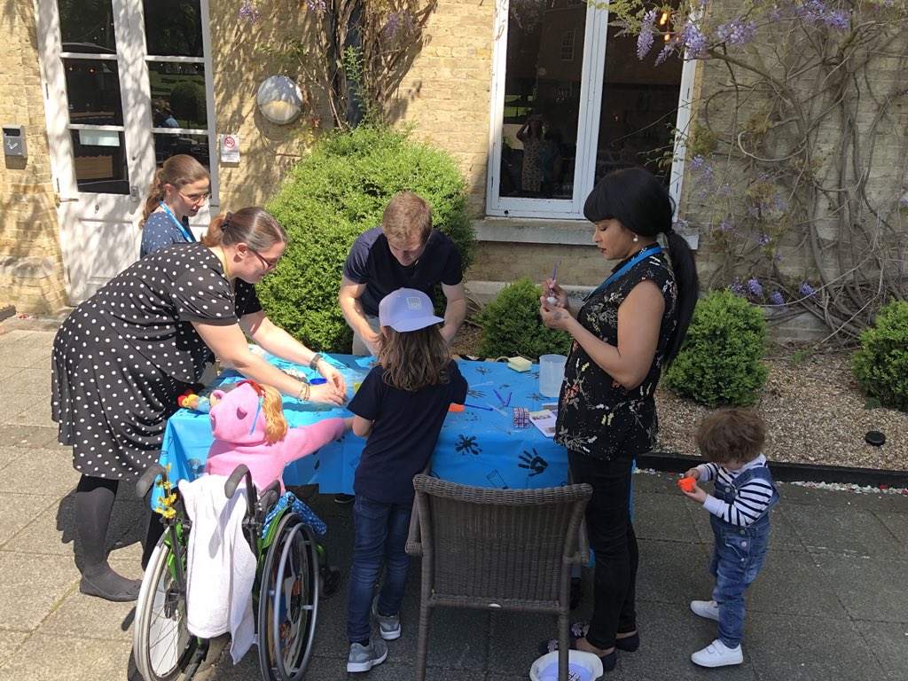 MariyaMoosajee's tweet photo. My wonderful team @DrRose_Tweets, Sam Malka and Chris Way ran a #workshop at the @MACSthecharity #family weekend- great audience being updated on #research and #genomes100k @GenomicsEngland @UCLeye @Moorfields and participation in modelling #eyes! https://t.co/JQYH5U7kOO