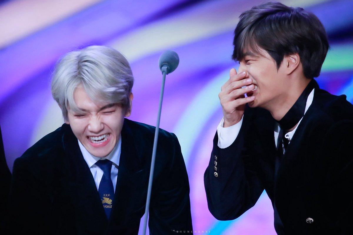 HAPPY BIRTHDAY TO MR BYUN BAEKHYUN 💛🎂‼️ thank u for always making our nini smile, we hope that this year brings u tons of smiles 💛🐶 #HappyBaekhyunDay #백현아생일축하해