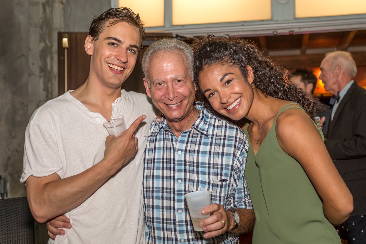 Post-show opening night The Legend of Georgia McBride at The Waterfront Playhouse with stars Nate Janis &amp; @MonayBalonay Simoné. Wowee!!!