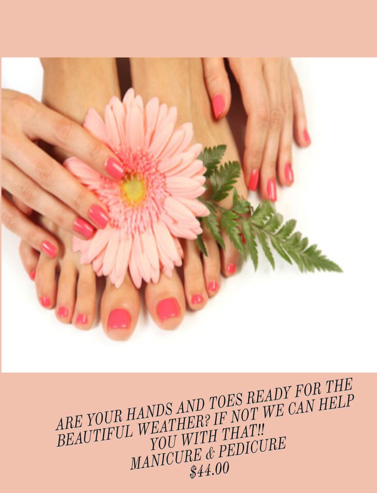 HeadwayStylists's tweet photo. Manicure and Pedicure $44.00!! Book your appointment today                @ 416-241-8022 #manicure #pedicure #nails #toes #toenails #nail #torontosalon #toronto #northyork #northyorksalon #vaughan https://t.co/8XGxN0IVMc