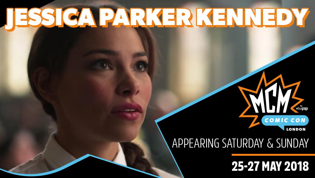 Oh, Oh, Oh, Mysterious Girl..... @JParkerK, aka the most mysterious wedding guest ever in The Flash, Max in Black Sails, and Plastique in Smallville, is racing down to MCM London Comic Con ⚡ MORE INFO: bit.ly/1sHSGXk