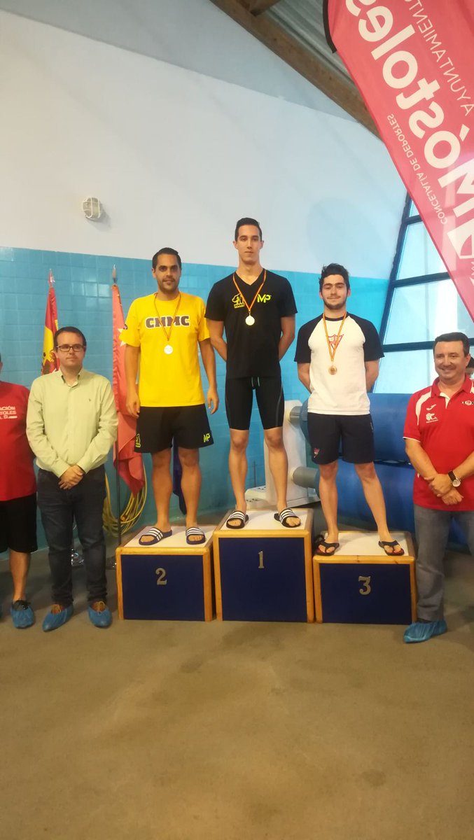 #trofeodemostoles Sonia Martínez, plata en 200m estilos. Sara González, oro en 100m mariposa. Irene Puebla, bronce en 50m braza. Ricardo Clemente, bronce en 200m libres. Sara González, oro y Sonia Martínez, plata en 200m mariposa #CNCV