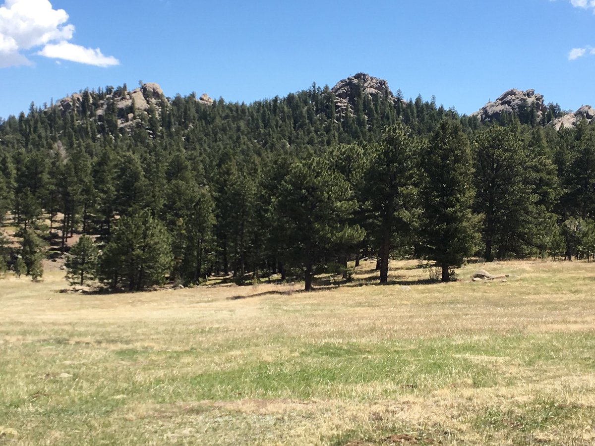 Parking lots full and people on top of all Three Sisters here at Alderfer. Most parks very busy today. #jeffcotrails