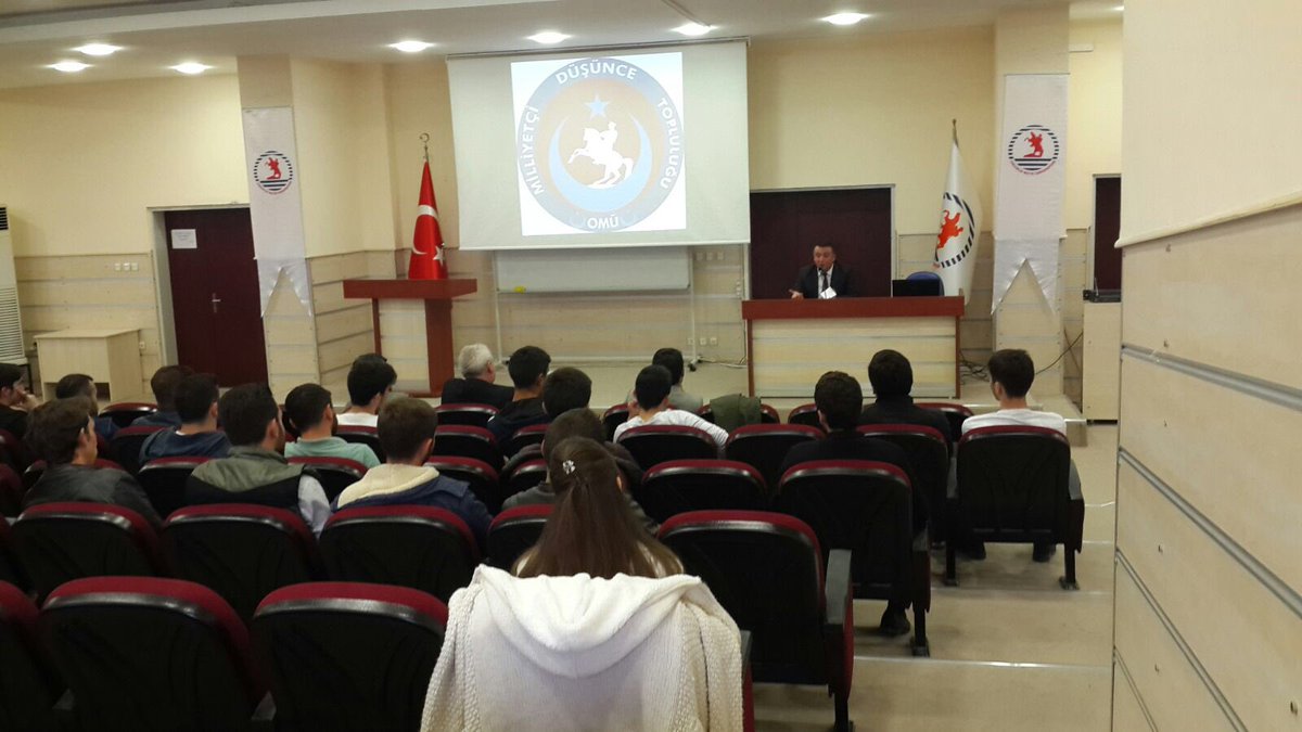 Milliyetçi Düşünce Topluluğu olarak “Milli Devlet ve Küreselleşme”konulu konferansımızı yaptık.