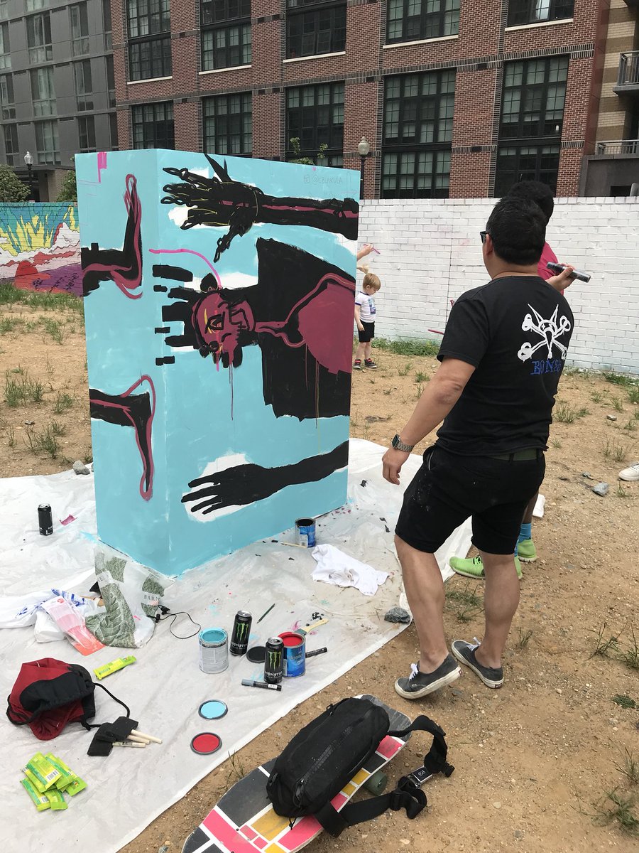 NoMaBID's tweet image. #POWWOWDC #SpectrumStudio #MarlyMcFly @fridalarios @CountBlackula