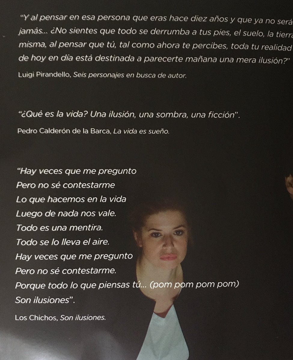 Muy recomendable #Ilusiones en @teatrokamikaze dirigida por #MigueldelArco
Ya lo decían #LosChichos. Todo se lo lleva el aire.