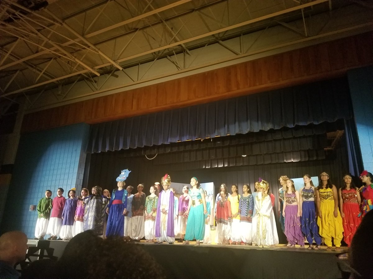 PrincipalRHMS's tweet photo. Awesome performance of Aladdin Jr! RFMS students, staff and parents you continue to make Frost #UniquelyBetter! https://t.co/LCclIsplQQ