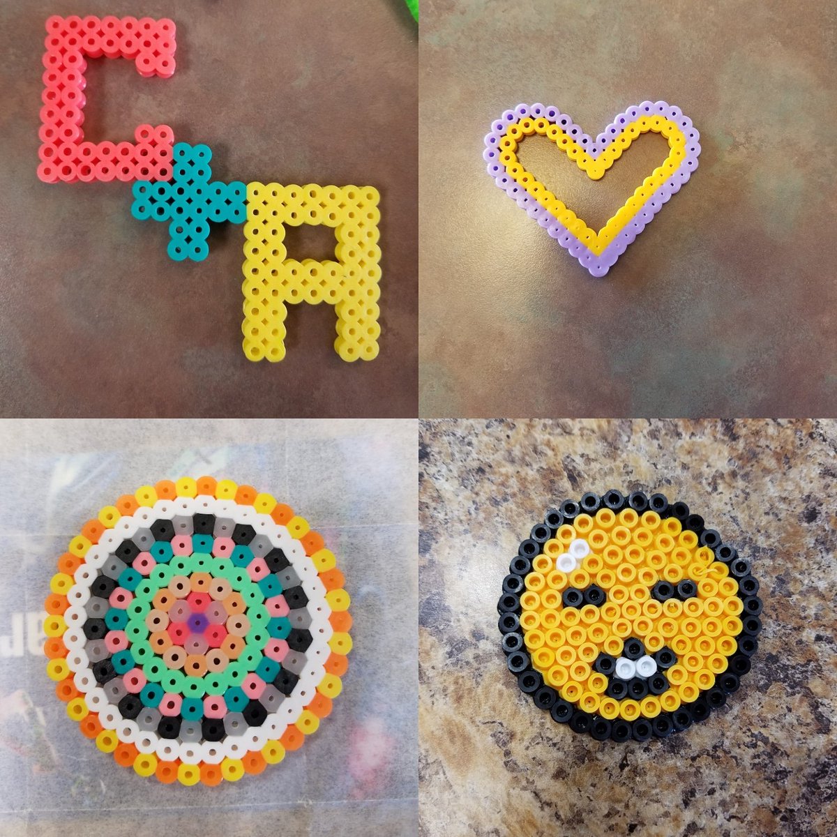Our chest day brought #perlerbeads. #nlw18 #studentcreations