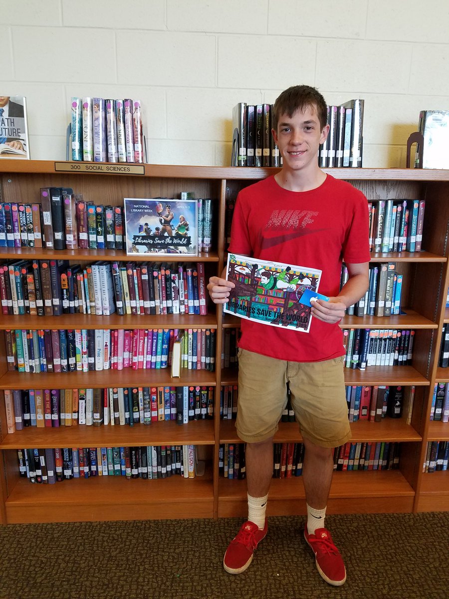 Our winner from #nlw18. #fortnite #library #scott2reads