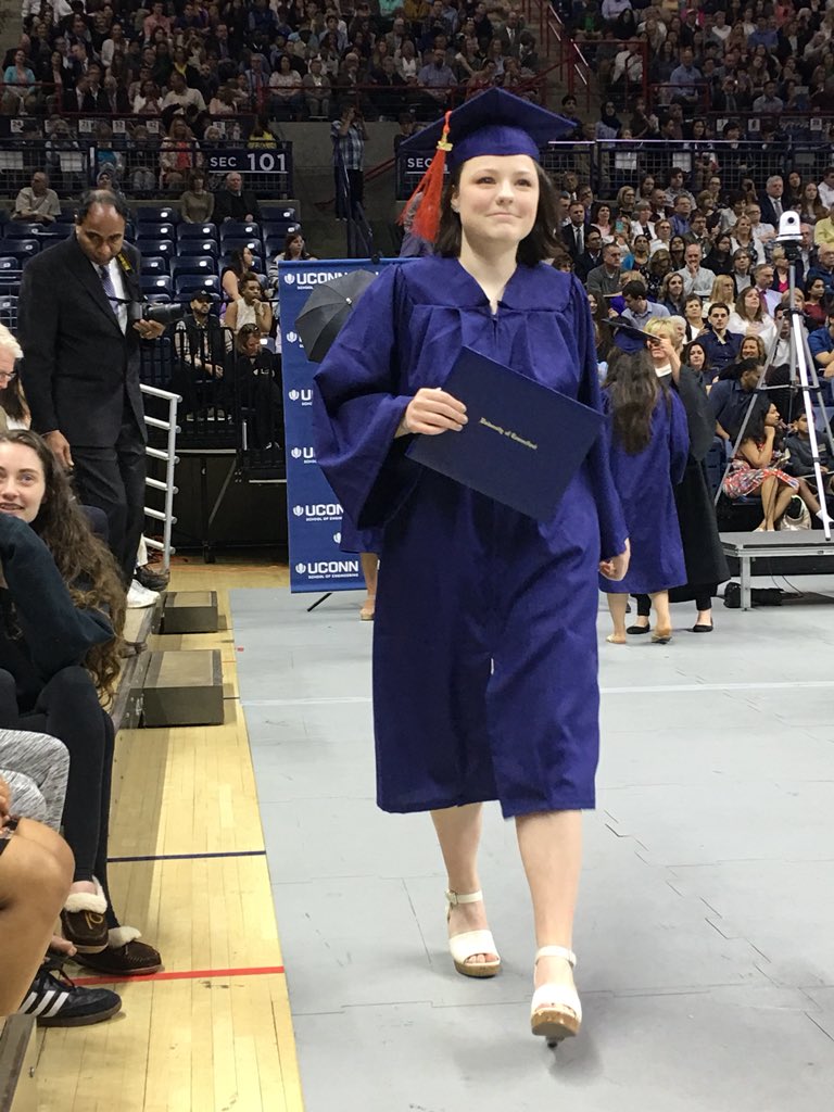UConnEngineer's tweet photo. The proud grads receiving their diplomas #UConn18 #EngineeringCommencement https://t.co/ljCGbuPAWp