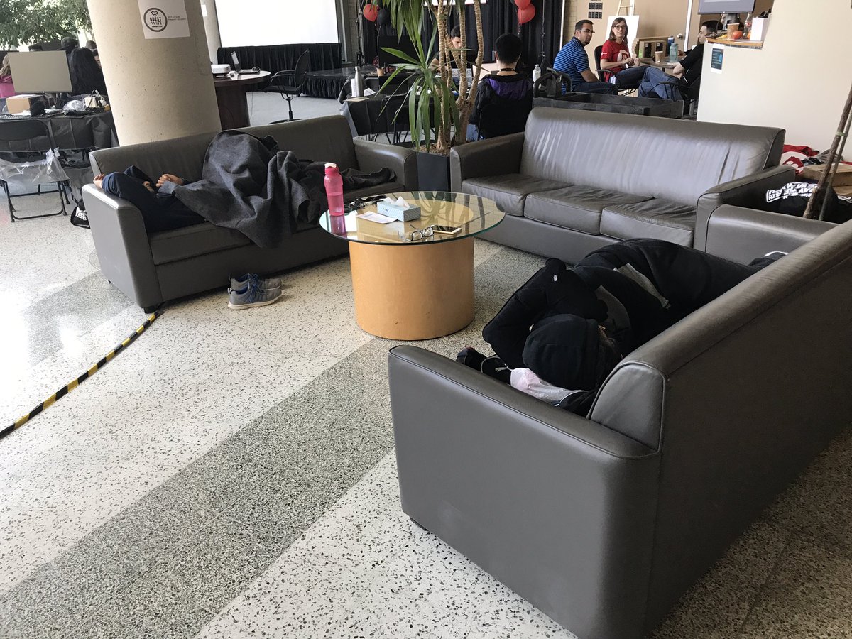 dmannisnot's tweet photo. Catching some Z's at #HackWESCAM @L3WESCAM https://t.co/z8dYK285nm
