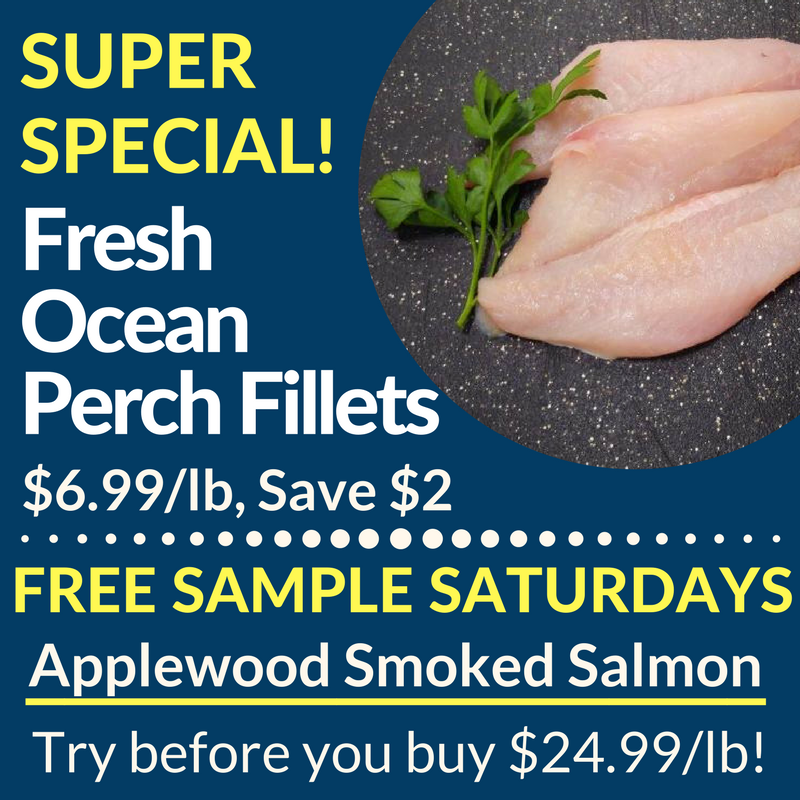 CaudlesCatch's tweet photo. #FreeSampleSaturdays!
Every Saturday is an excuse to try something new at Caudle's Catch, while you're grabbing some #OceanPerch for only $6.99/lb try some #Applewood #SmokedSalmon on display at all locations; bet you can't try just one bite of it! #KWAwesome #Weekend https://t.co/b827027TPb