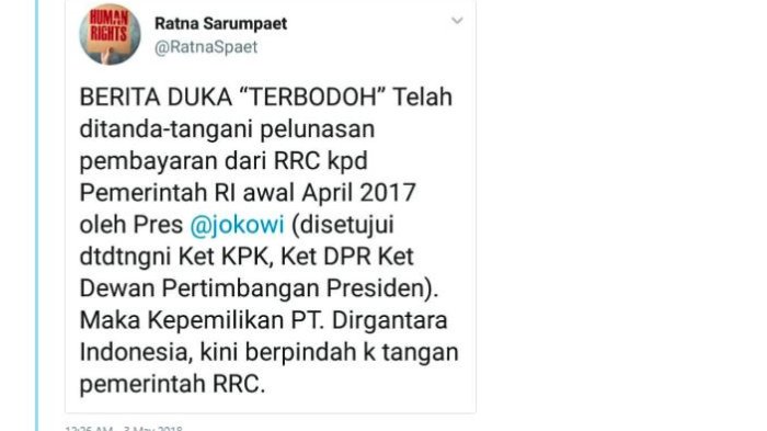 soebektisoehar2's tweet photo. POLISI MESTINYA PROAKTIV LAHHH untuk menindak sesuai undang2 ITE yg berlaku ... jangan cuma menunggu laporan dari masyarakat saja... masyarakat capek dan malu di-olok2 lapor-lapor terus !!!
@DivHumas_Polri https://t.co/PUThxV6hbL