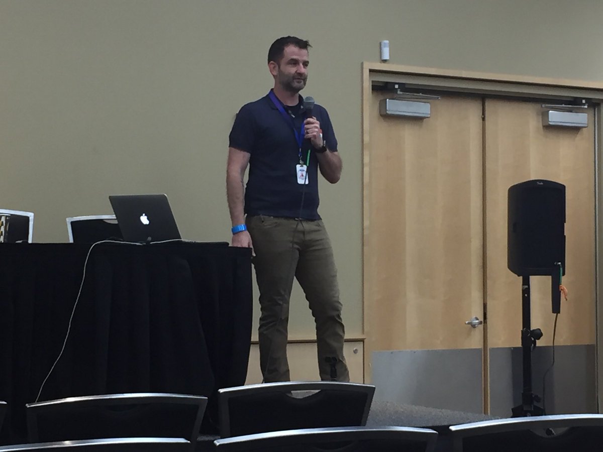 JRHarron's tweet image. Opening Keynote at #makeredsummit