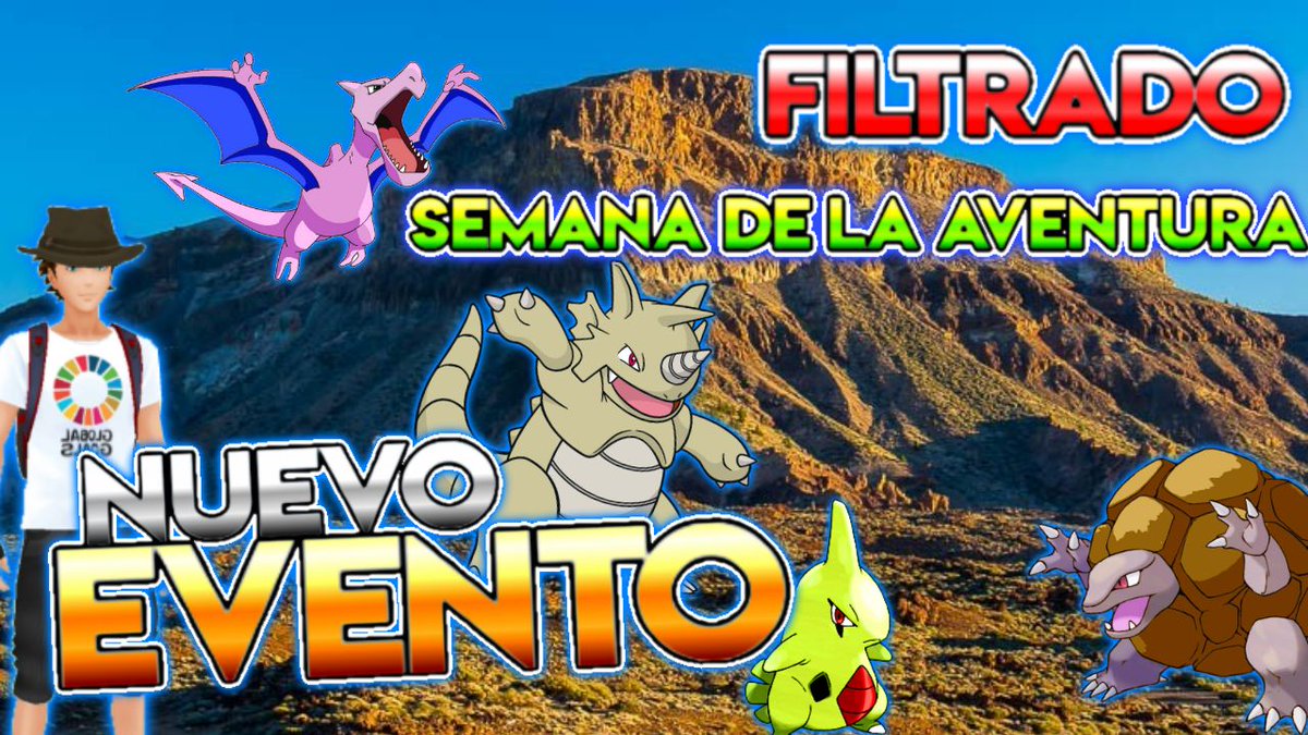 DracoGames90's tweet photo. NUEVO EVENTO! SEMANA DE LA AVENTURA &amp; NUEVOS SHINIES ?! - Pokemon Go
https://t.co/nOwWp7FjiV https://t.co/D4tyMVVZF9