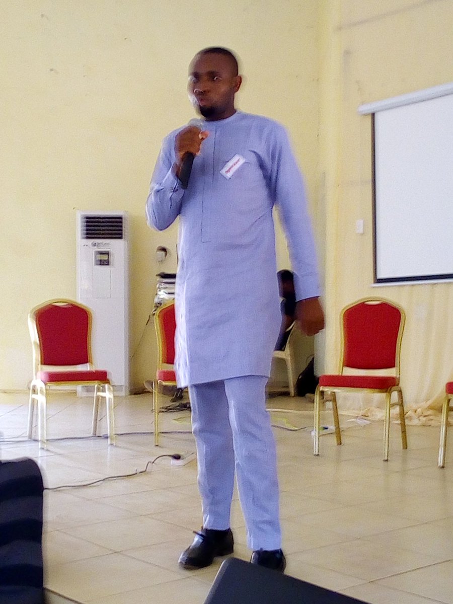 Bobbylv1's tweet photo. "Opportunities in the Innovation Ecosystem" by Andrew Abu, President Young Innovators Nigeria #StartUpKebbi #Live https://t.co/i9rjRWQaFu