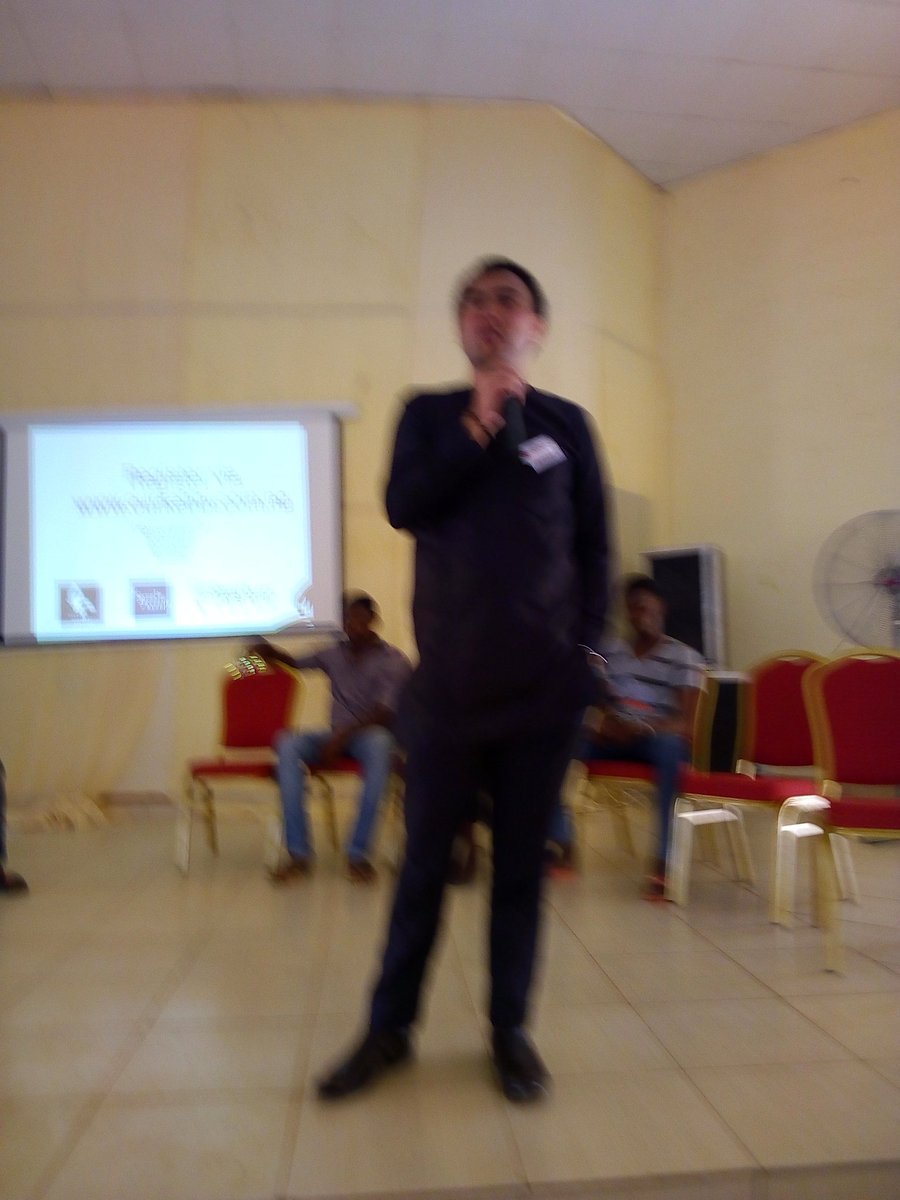 Bobbylv1's tweet photo. "Bridging the Gap Between ICT &amp; Agriculture" by Raymond C. Chen, Founder, Agribooth #StartUpKebbi https://t.co/PWE3jLX2Tf
