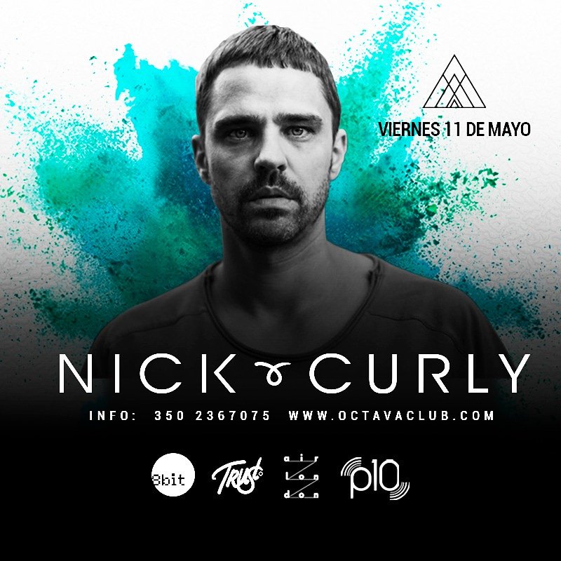 ClubOctava's tweet photo. 11 de Mayo llega a #Octavaclub @nickcurly1976 noche imperdible info al 3502367075 https://t.co/nbXgTFi1j1