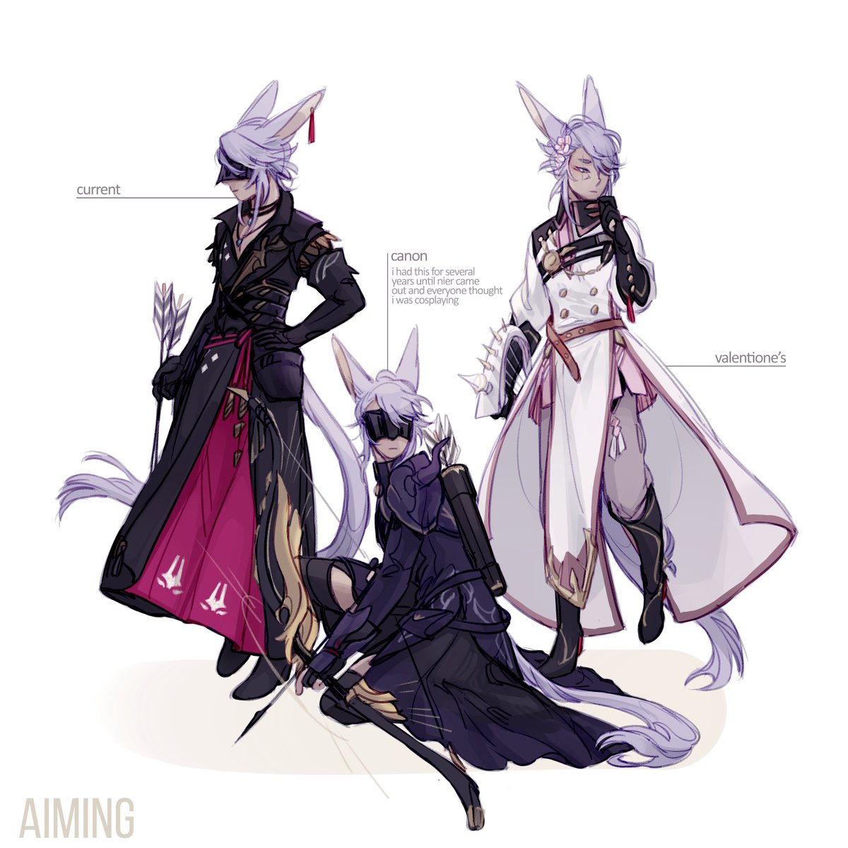 feastings_old's tweet photo. i love fantasy armor more than i love myself so i . drew all my glams https://t.co/jmhFAPoEBW