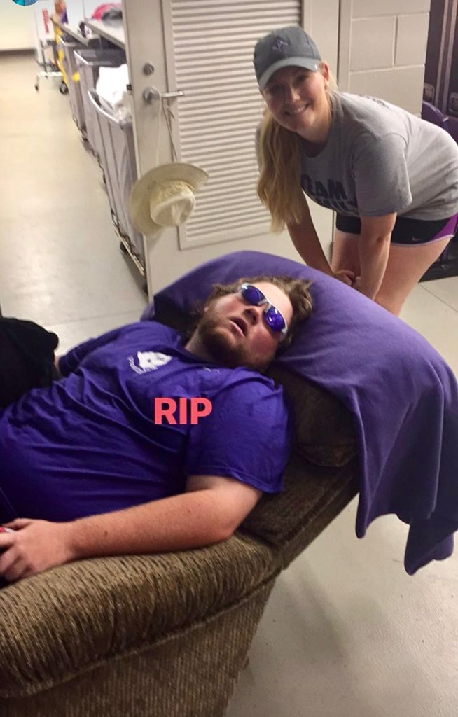 FurmanEquip's tweet photo. Big day for these two! Excited to watch them walk across the stage &amp; begin their next chapter in life.  From freshman year to senior year they have always been there! Don’t know Furman Equipment without them.  Congratulations Paige &amp; Trey! 

#Captains
#FUAllTheTime https://t.co/c57bNqrPLu