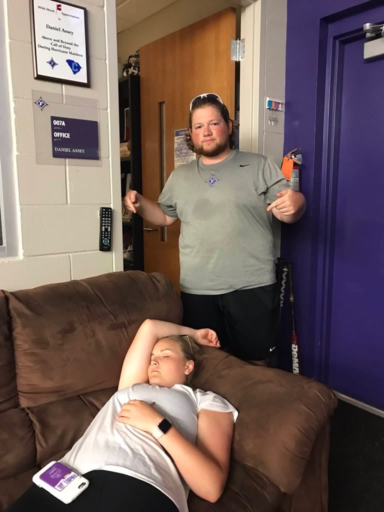 FurmanEquip's tweet photo. Big day for these two! Excited to watch them walk across the stage &amp; begin their next chapter in life.  From freshman year to senior year they have always been there! Don’t know Furman Equipment without them.  Congratulations Paige &amp; Trey! 

#Captains
#FUAllTheTime https://t.co/c57bNqrPLu