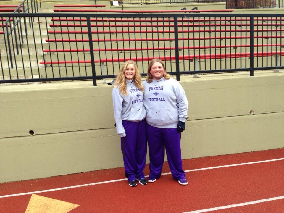 FurmanEquip's tweet photo. Big day for these two! Excited to watch them walk across the stage &amp; begin their next chapter in life.  From freshman year to senior year they have always been there! Don’t know Furman Equipment without them.  Congratulations Paige &amp; Trey! 

#Captains
#FUAllTheTime https://t.co/c57bNqrPLu