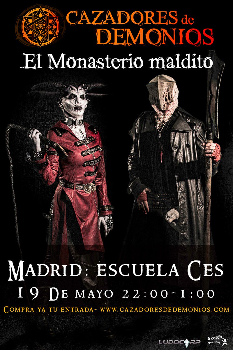 DemoniosRG's tweet image. El 19 de mayo, los #demonios volverán a cruzar el #portal de la @escuelaCES... ¿Te atreves a enfrentarte a ellos?
entradium.com/entradas/10200…

#ÚneteALaCaza