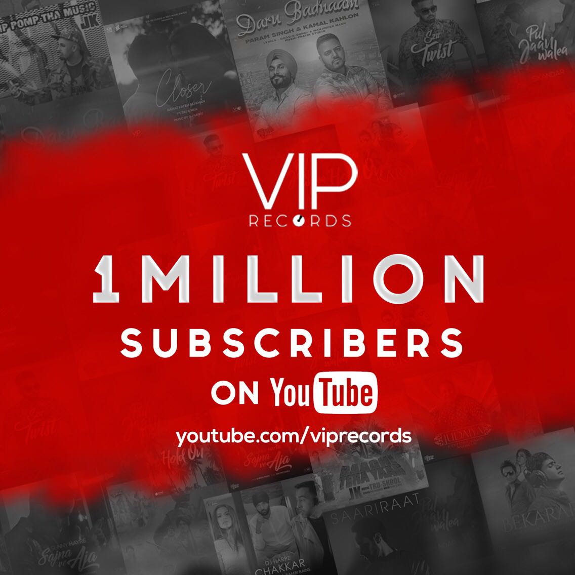 Celebrating 1 Millions Subscribers on YouTube

YouTube.com/VIPRecords