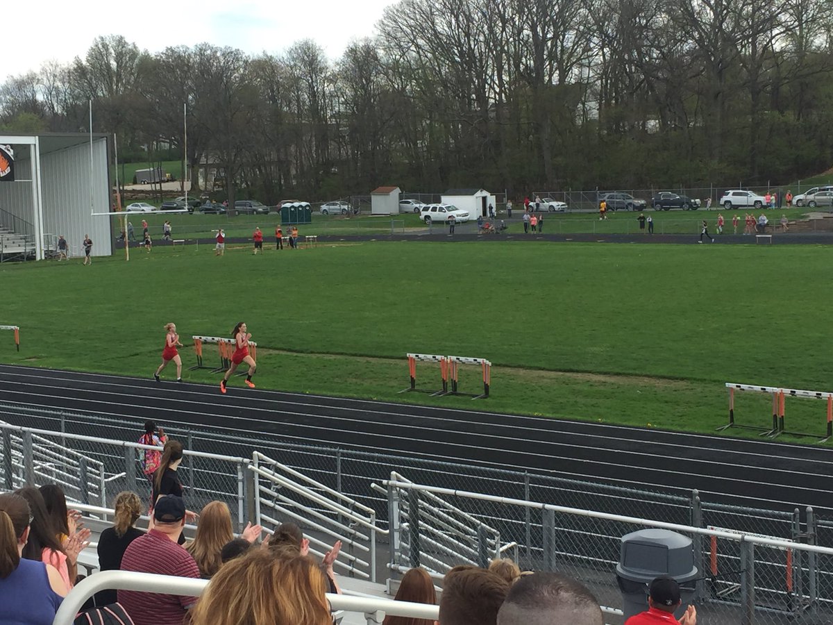MS T&amp;F at Mineral Ridge, Crestwood starting off strong! #RedDevilPride
